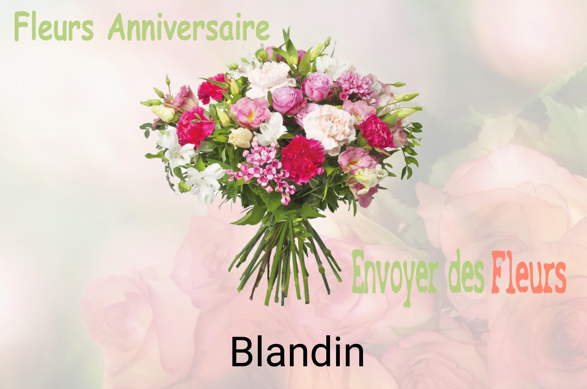 Bouquet de fleurs d’anniversaire livré à Blandin